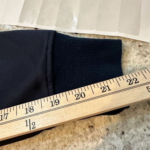 Bleecker & Mercer Men's 1/4 Zip Windbreaker Jacket Blue Size L - Picture 6 of 8